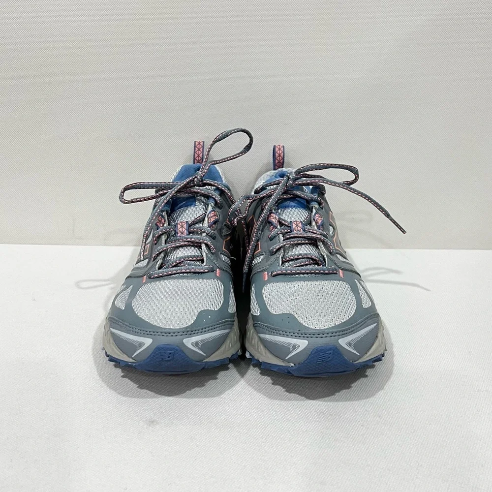 New Balance Unisex W,9 M, 7.5 Grey Blue Trail Running Sneaker Shoes All Terrain
